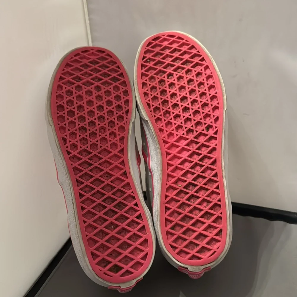 Vans Kids' Slip-On Sneakers‎ - Grey and Pink size 2.5